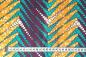 Mobile Preview: TURQUOISE STRIPES Waxprint Stoff